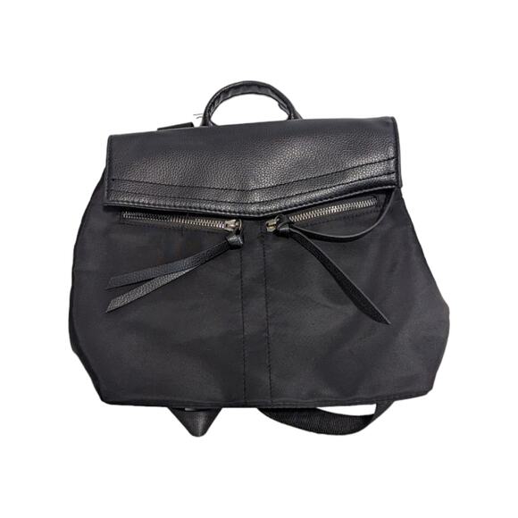 Botkier Trigger Mini Backpack Black Nylon New York Womens Travel School Classic - Picture 1 of 5